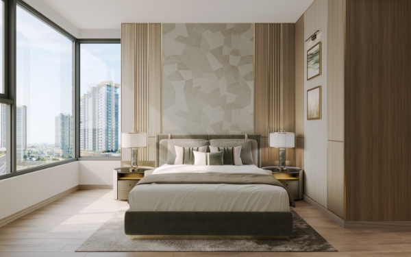 Mỗi góc căn hộ đều đón trọn bình minh mỗi sớm mai, tạo nên không gian sống tràn đầy năng lượng của Masteri Park Place.